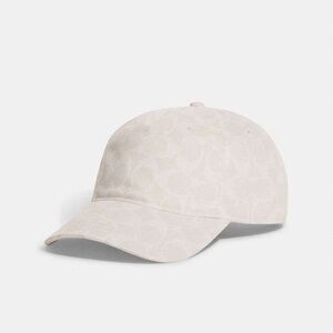 Coach Chalk Signature Denim Baseball Hat